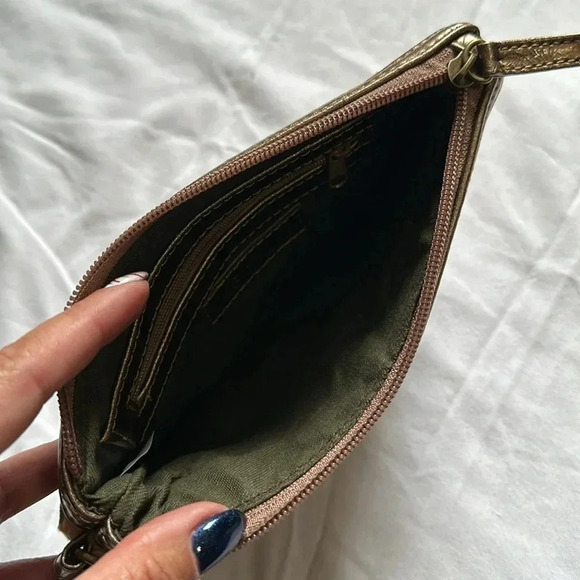 Venus animal print wristlet chain handle velvet - Picture 5 of 5